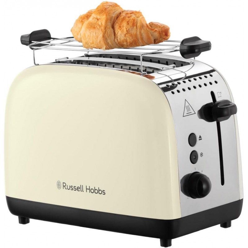 Russell Hobbs Тостер Colours Plus, 1600Вт, нержав., підігрів,разморозка, бежевий