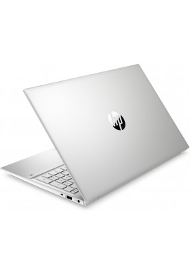 HP Ноутбук Pavilion 15-eg2017ua 15.6" FHD IPS AG, Intel i7-1260P, 16GB, F1024GB, UMA, DOS, сріблястий