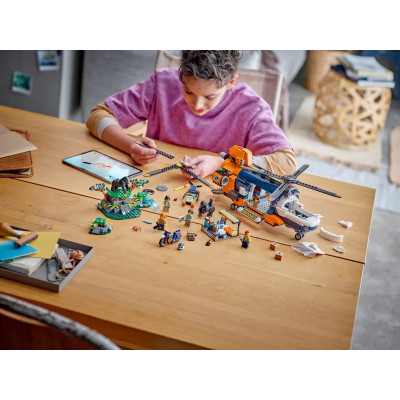 LEGO Конструктор City Вертоліт у базовому таборі для дослідження джунглів