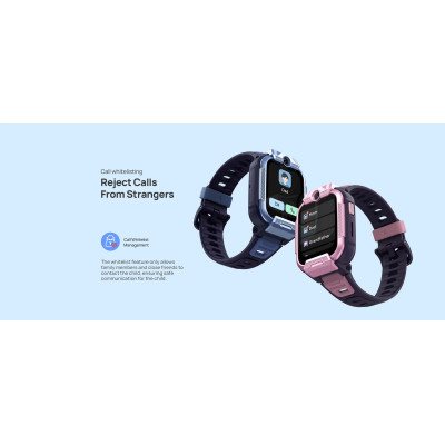 Mibro Дитячий годинник-телефон Z5, 1.69", 240x280, GPS, 2MP dual, 900мА·год, 2АТM, синій