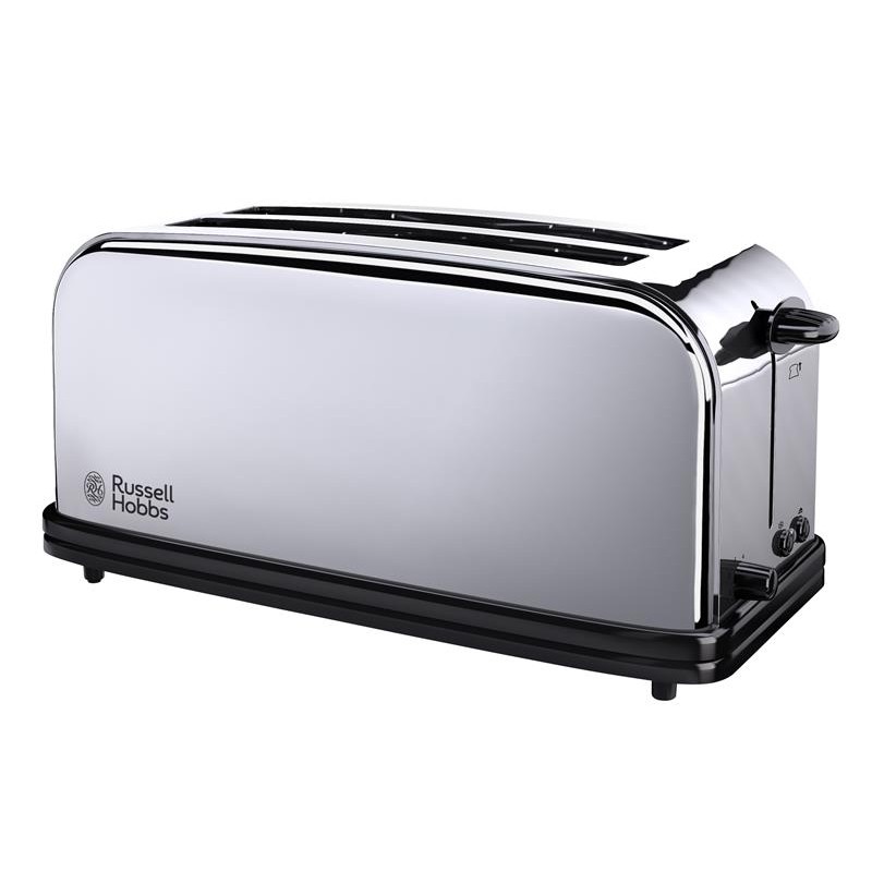 Russell Hobbs Тостер Chester, 1600Вт, метал, довгі слоти на 4 тости, сріблястий