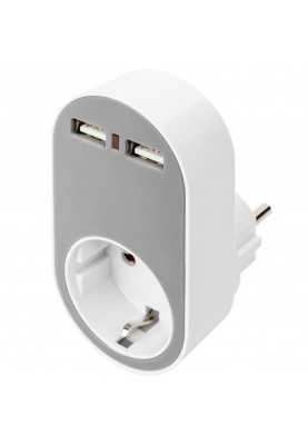 Digitus Зарядний пристрій Universal USB + Power Socket