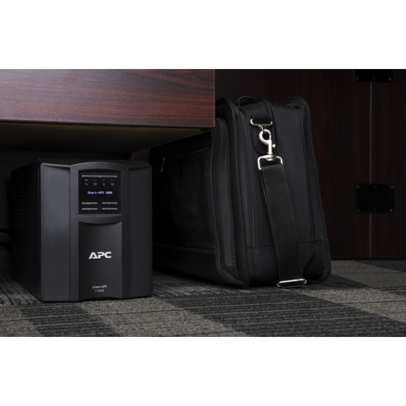 APC ИБП Smart-UPS 1000VA/700W, LCD, USB, SmartConnect, 8xC13
