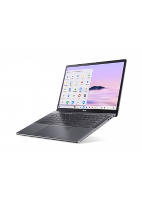 Acer Ноутбук Chromebook Plus CB514-4H 14" FHD IPS, Intel i3-N305, 8GB, F512GB, UMA, ChromeOS, сірий