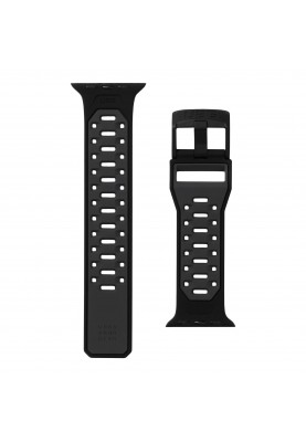 UAG Ремінець для Apple Watch Ultra 49/45/44/42mm Civilian Silicone, Graphite/Black