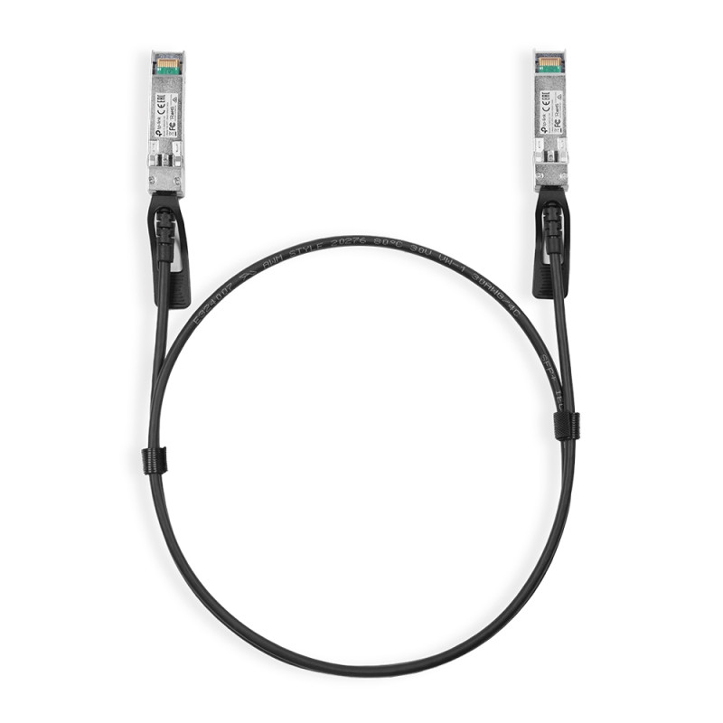 TP-Link Кабель Direct Attach SFP+ Cable for_10 Gigabit connections Up to 1m TP-Link Кабель Direct Attach SFP+ Cable for_10 Gigabit connections Up to 1m