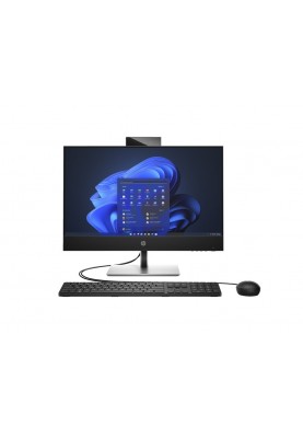 HP Комп'ютер персональний моноблок ProOne 440-G9 23.8" FHD IPS AG, Intel i5-12400T, 8GB, F256GB, UMA, WiFi, кл+м, DOS,чорний