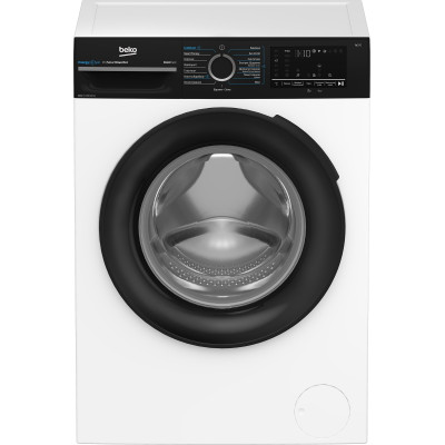 Beko Пральна машина Beko фронтальна, 10кг, 1400, A, 58см, дисплей, інвертор, пара, білий