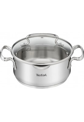 Tefal Каструля з кришкою, DUETTO+, 18 см, 2л, нержавіюча сталь