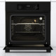Gorenje Духова шафа електрична, 61л, A, дисплей, конвекція, чорний