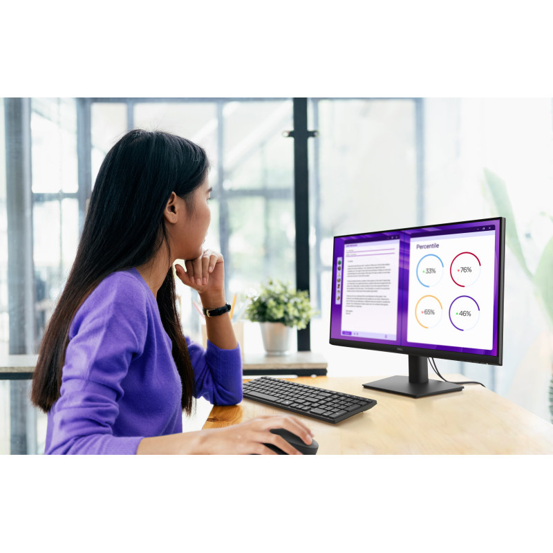 Dell Монітор DELL 23.8" E2425HM D-Sub, HDMI, DP, IPS, 100Hz