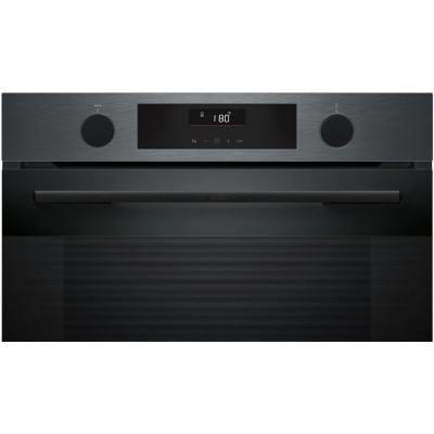 Bosch Духовий шафа Bosch електричний, 76л, A, дисплей, конвекція, телескопічні направляючі, темно-сірий