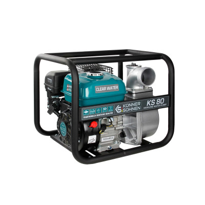 Könner & Söhnen Мотопомпа бензинова KS 80 1000л/хв 7.0к.с 26кг