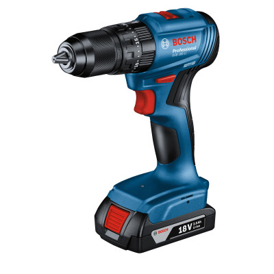Bosch Акумуляторний ударний дриль-шуруповерт GSB 185-LI, 2 аккумулятори 2.0 Ah, ЗП GAL 18V-20, кейс