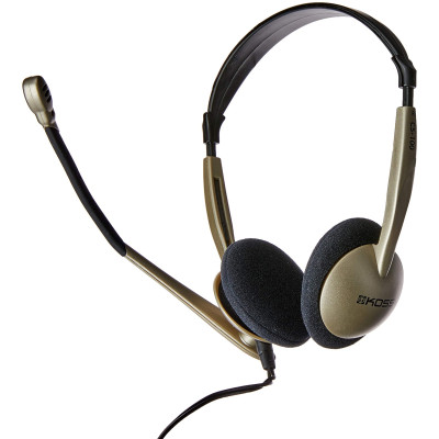 Koss Гарнітура комп'ютерна стерео On-Ear CS100i, 3.5мм, Uni Mic, 2.4м, кремовий Koss Гарнітура комп'ютерна стерео On-Ear CS100i, 3.5мм, Uni Mic, 2.4м, кремовий