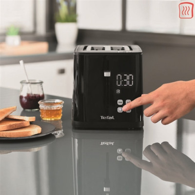 Tefal Тостер Digital, 850Вт, пластик, LED дисплей, чорний Tefal Тостер Digital, 850Вт, пластик, LED дисплей, чорний