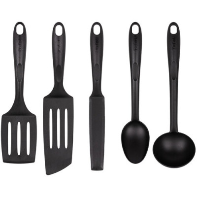 Tefal Набір кухонних аксесуарів Bienvenue, 5шт, пластик, чорний