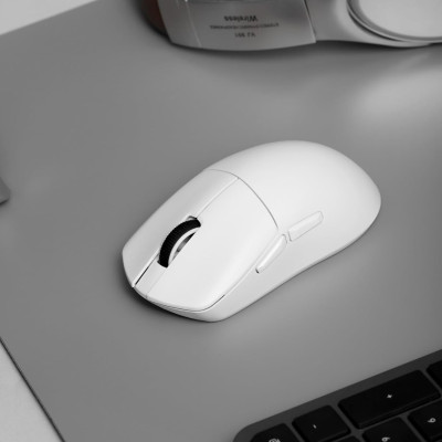 Lemokey Миша G1 USB-A/USB-C/WL/BT, 8K, білий