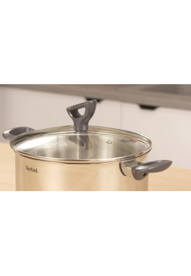 Tefal Кастрюля Daily Cook з кришкою, 24см, нержавіюча сталь, алюміній, бакеліт