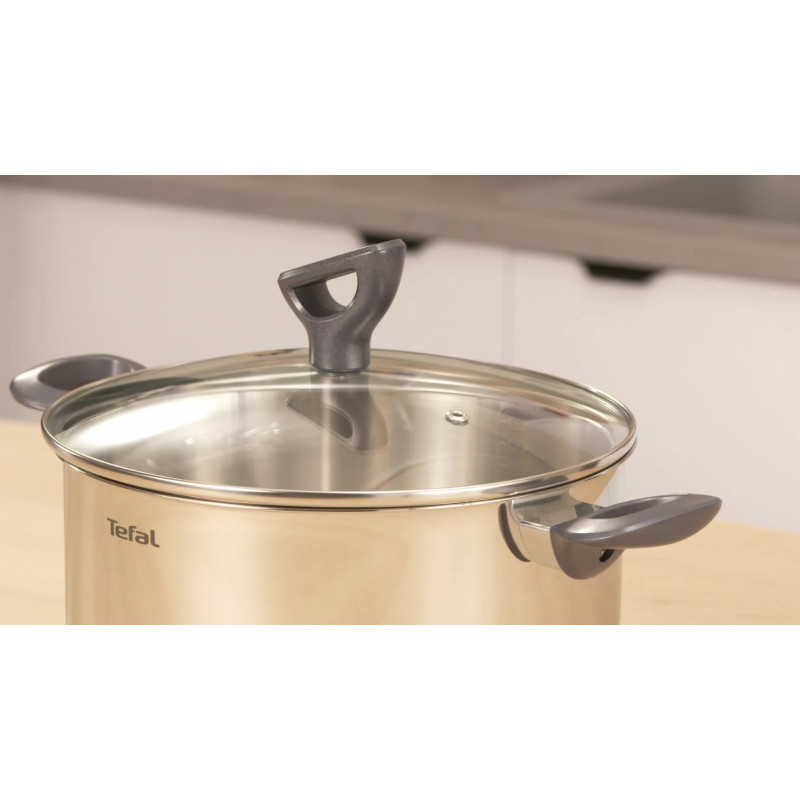 Tefal Каструля Daily Cook з кришкою, 24см, нержавіюча сталь, алюміній, бакеліт