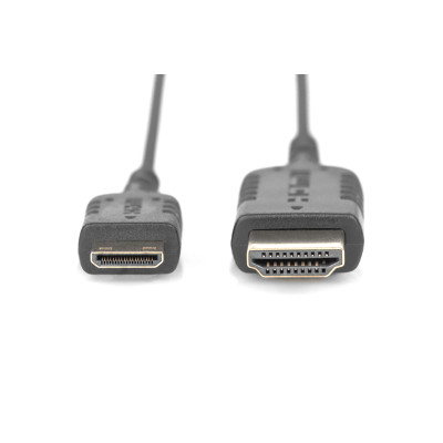 Digitus Кабель DIGITUS HDMI-miniHDMI (AM/СM), Ultra HD, 2.0м, чорний
