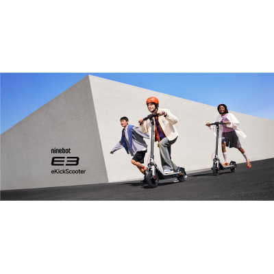 Segway Електросамокат Segway-Ninebot E3, сірий