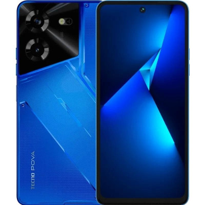 TECNO Смартфон POVA 5 (LH7n) 6.78" 8/128GB, 2SIM, 6000mAh, Hurricane Blue