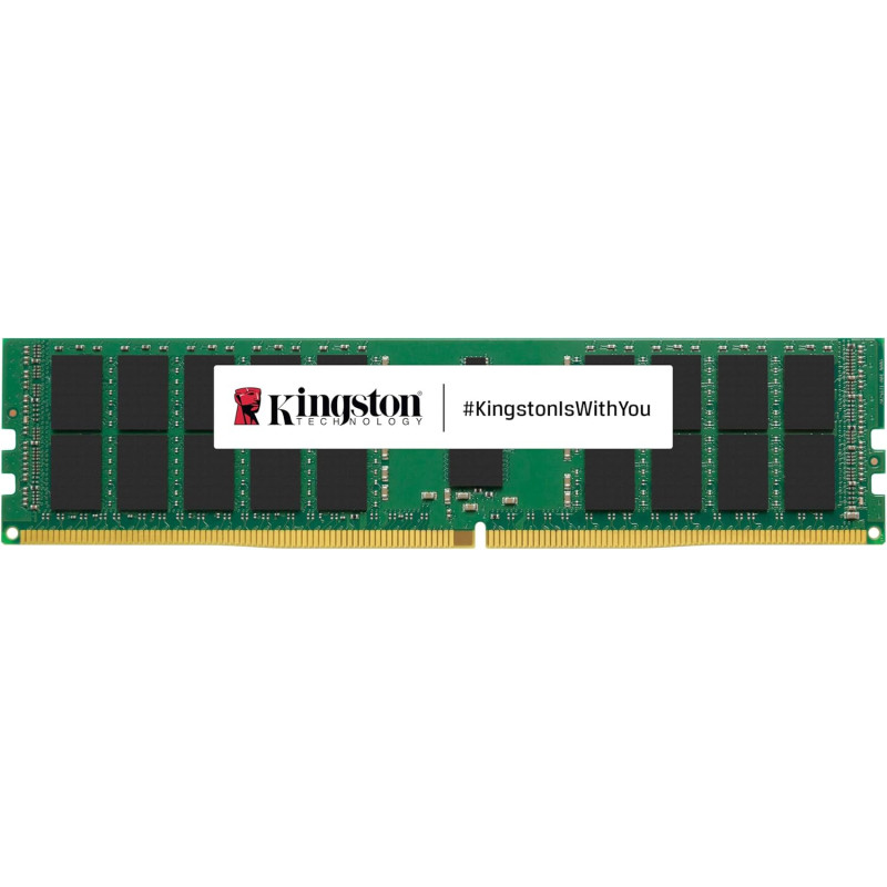 Kingston Пам'ять сервера Kingston DDR5 64GB 5600 ECC REG RDIMM Kingston Пам'ять сервера Kingston DDR5 64GB 5600 ECC REG RDIMM
