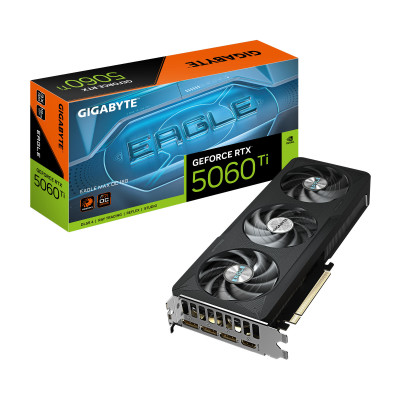 Gigabyte Відеокарта GeForce RTX 5060 Ti 16GB GDDR7 EAGLE MAX OC