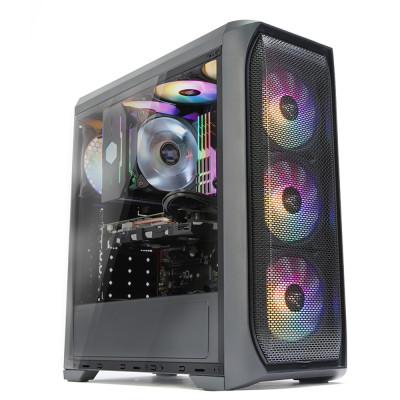 Zalman Корпус N5 MF, без БЖ, 1xUSB3.0, 2xUSB2.0, 4x120mm RGB fans, Acrylic Side Panel, ATX, чорний