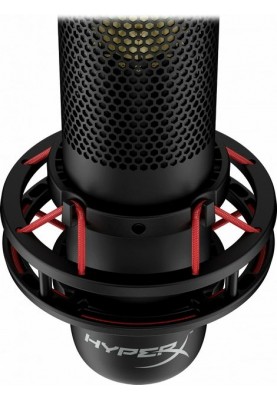 HyperX Мікрофон геймінговий ProCast, Bi, 3-pin XLR, no cable, з поп-фільтром, чорний