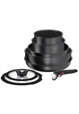 Tefal Набір посуду Ingenio Daily Chef 8 предметів, алюміній, кришка, змінна ручка