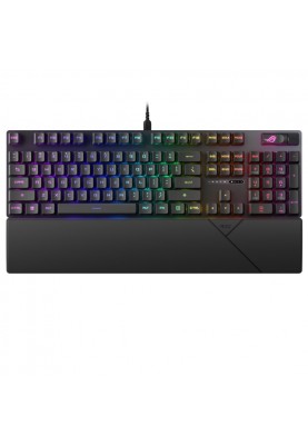 ASUS Клавіатура механічна ROG Strix Scope II, 105key, RX Red, USB-A, EN/UA, RGB, чорний