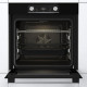Gorenje Духова шафа електрична, 77л, A+, дисплей, IconLed, пара, макс.темпер.-300, чорний