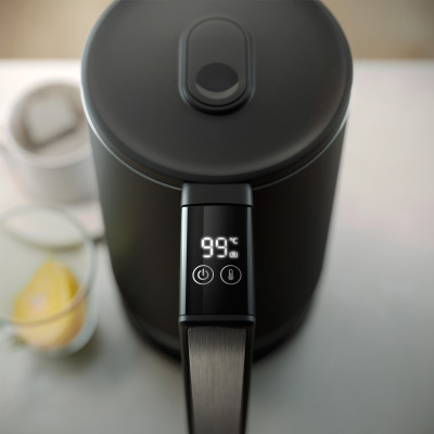 Philips Електрочайник Series 7000, Strix, з підвійними стінками, 6 темп.реж, чорний