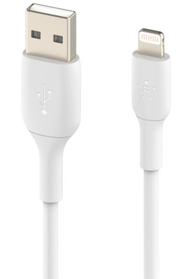 Belkin Кабель USB-A > Lightning заряджання/синхронізації 2м, 12Вт, PVC, білий
