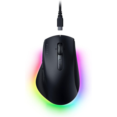 Razer Миша Razer Pro Click V2, RGB, USB-A/WL/BT, чорний