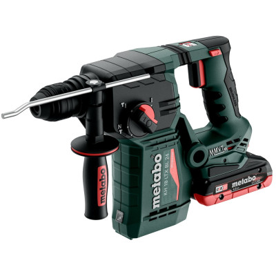 Metabo Перфоратор KH 18 LTX BL 24 акумуляторний, LiHD, 18В 2*4Ач, SDS-plus, 2.2Дж, 3 режими, 0-1280об/хв, metaBOX 165 L, 2.7кг