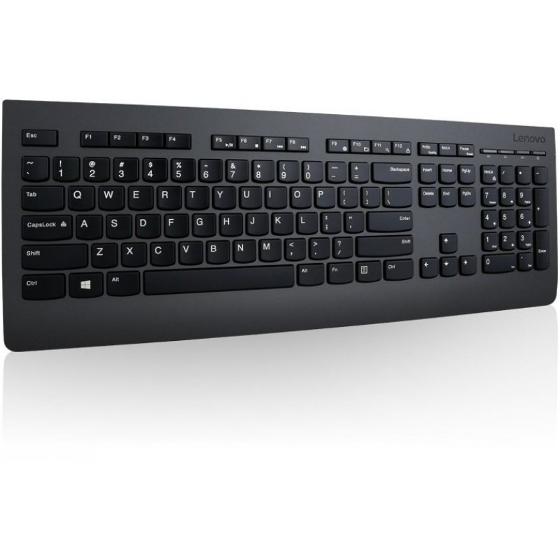 Lenovo Клавіатура мембранна Professional 108key, WL, EN/UKR/RU, чорний