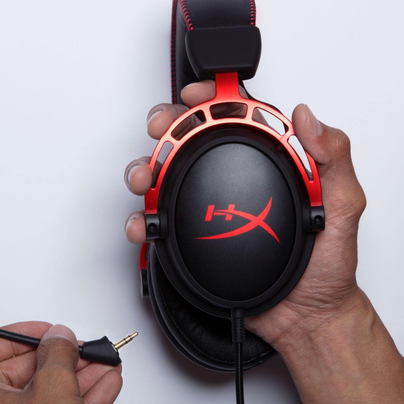 HyperX Гарнітура ігрова Cloud Alpha, mini-jack/dual 3.5мм, 1.3м/2м чорно-червоний