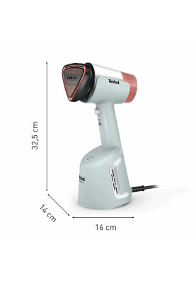 Tefal Відпарювач компактний AeroSteam, 1400Вт, 100мл, постійна пара - 20гр, світло-зелений