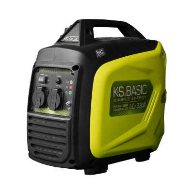 Könner & Söhnen Генератор бензиновий інверторний KSB 33iS, 230В, 3.0-3.3кВт, ручний стартер, 21.5кг