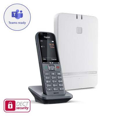 Gigaset Телефон IP-DECT Kit N61S700 PRO bundle (DECT Base N610 IP PRO + DECT трубка S700H PRO)