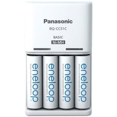 Panasonic Зарядний пристрій Basic Charger+ Eneloop 4AA 1900 mAh New