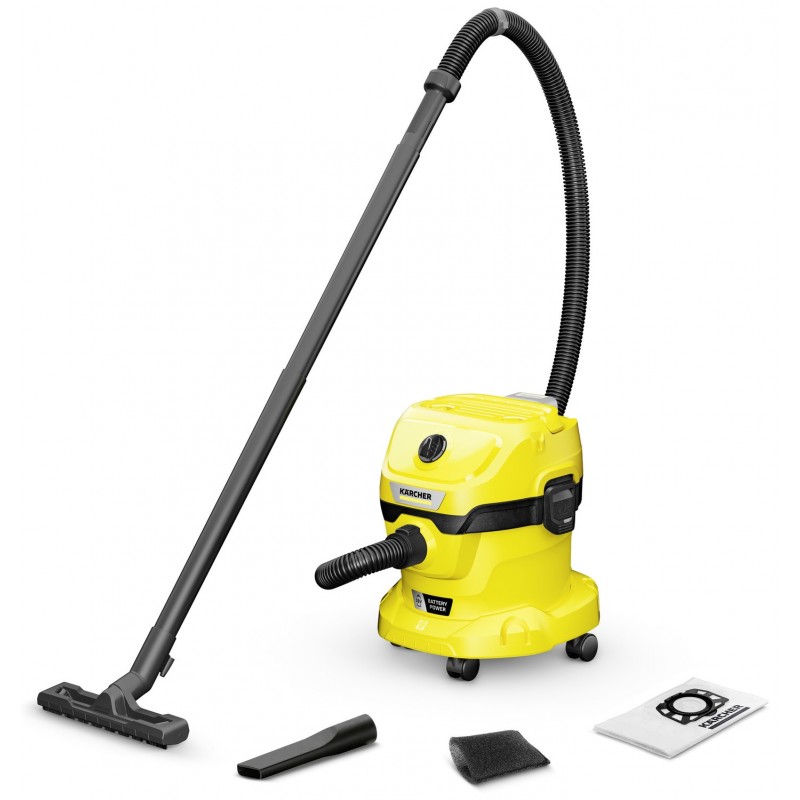 Karcher Пилосос WD 2-18 господарьский, акумуляторний, 12л, 18В, без АКБ и ЗП