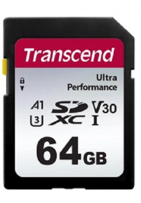 Transcend Карта пам'яті SD 64GB C10 UHS-I U3 R160/W50MB/s 4K