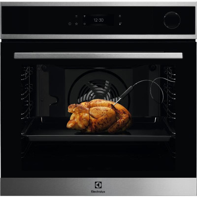 Electrolux Духовий шафа електричний, 72л, А+, пара, дисплей, конвекція, піроліз, ф-ція пароварки, телескопічні напрямні, чорний