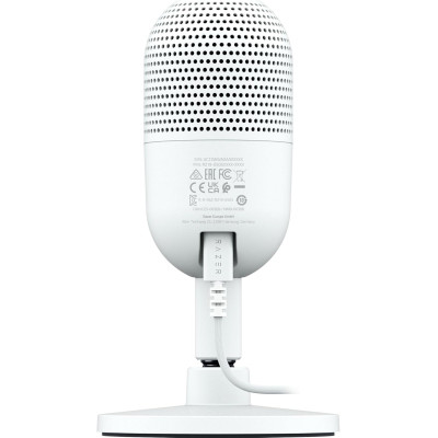 Razer Мікрофон геймінговий Seiren V3 Mini, Omni, USB-A, 1.2м, білий