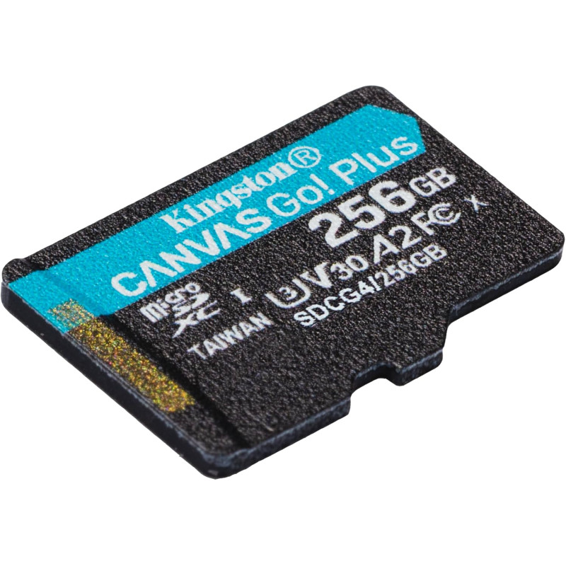 Kingston Карта пам'яті microSD 256GB C10 UHS-I U3 A2 V30 R200/W160MB/s