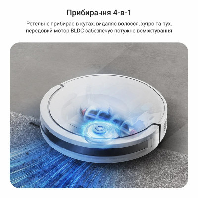 Rowenta Робот-пилосос миючий X-PLORER Serie 90+, 6000ПаВт, h=9.7см, 0.26л, конт пилок -0.29л, автон. робота до 270хв, білий Rowenta Робот-пилосос миючий X-PLORER Serie 90+, 6000ПаВт, h=9.7см, 0.26л, конт пилок -0.29л, автон. робота до 270хв, білий